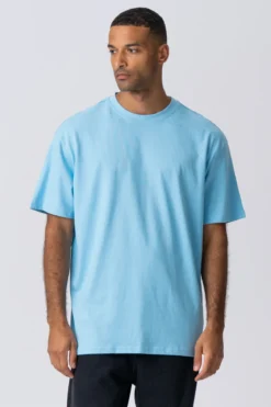 Heavy Oversized T-shirt - Baltic Blue