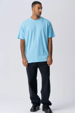 Heavy Oversized T-shirt - Baltic Blue