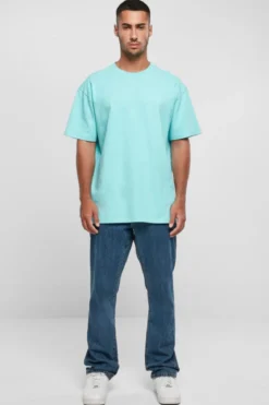 Heavy Oversized T-shirt - Beryl Blue