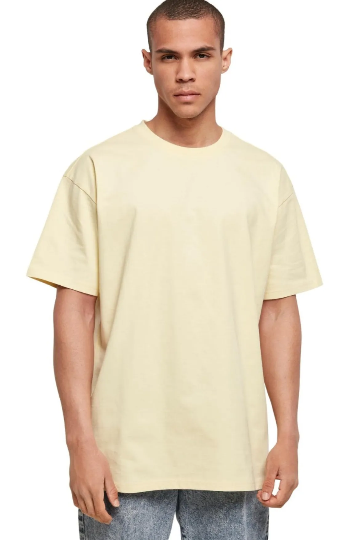 Heavy Oversized T-shirt - Blød Gul