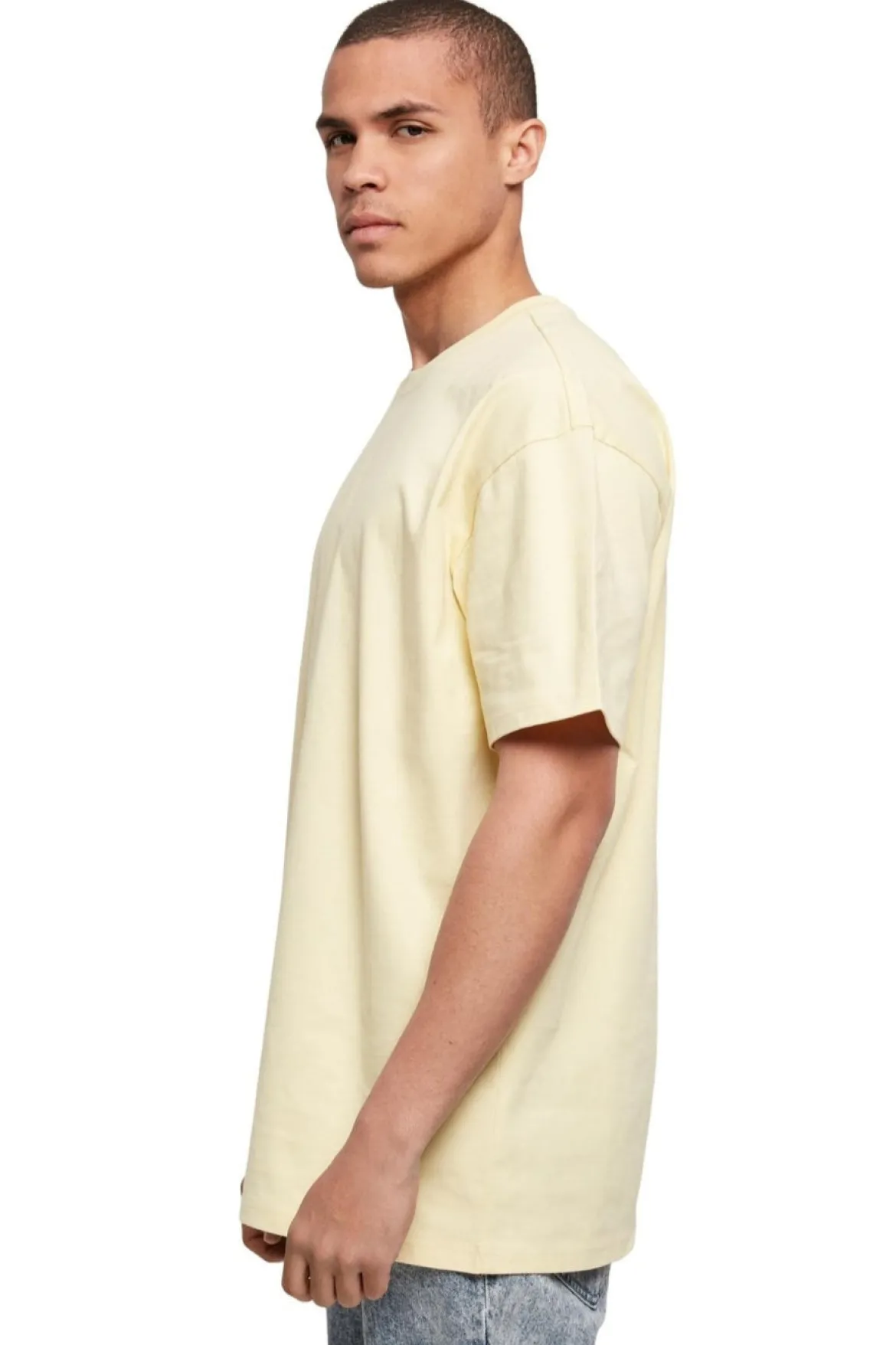 Heavy Oversized T-shirt - Blød Gul