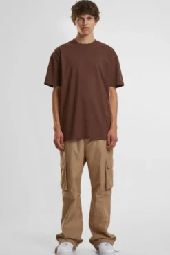 Heavy Oversized T-shirt - Chokoladebrun