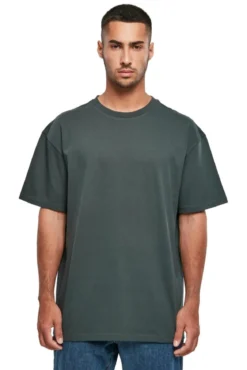 Heavy Oversized T-shirt - Flaskegrøn