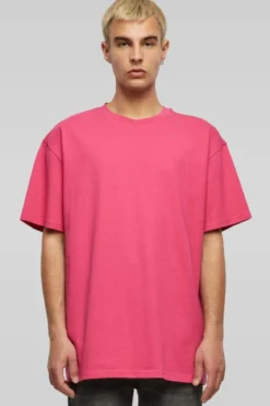 Heavy Oversized T-shirt - Hibiskus Pink