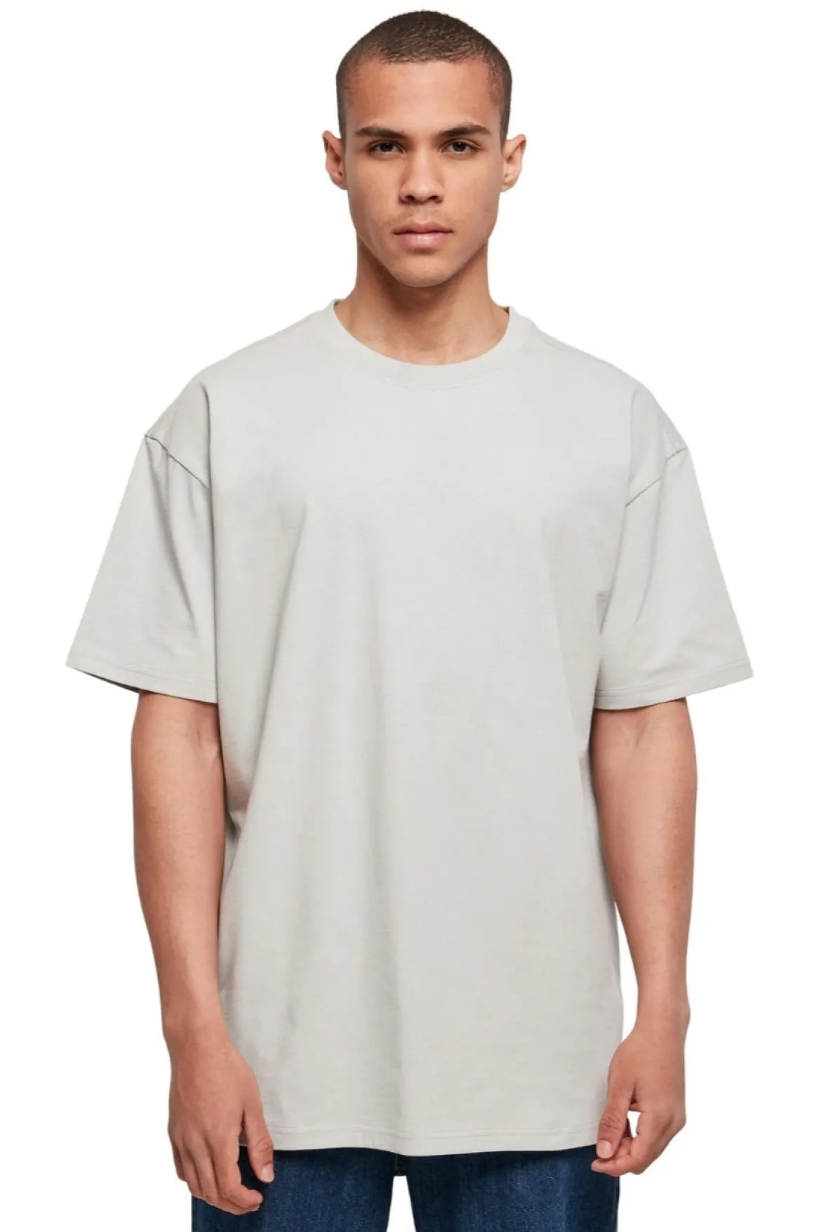 Heavy Oversized T-shirt - Lys Asfalt