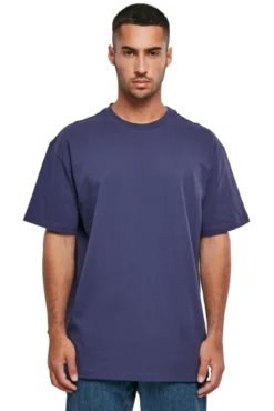Heavy Oversized T-shirt - Lys Marineblå