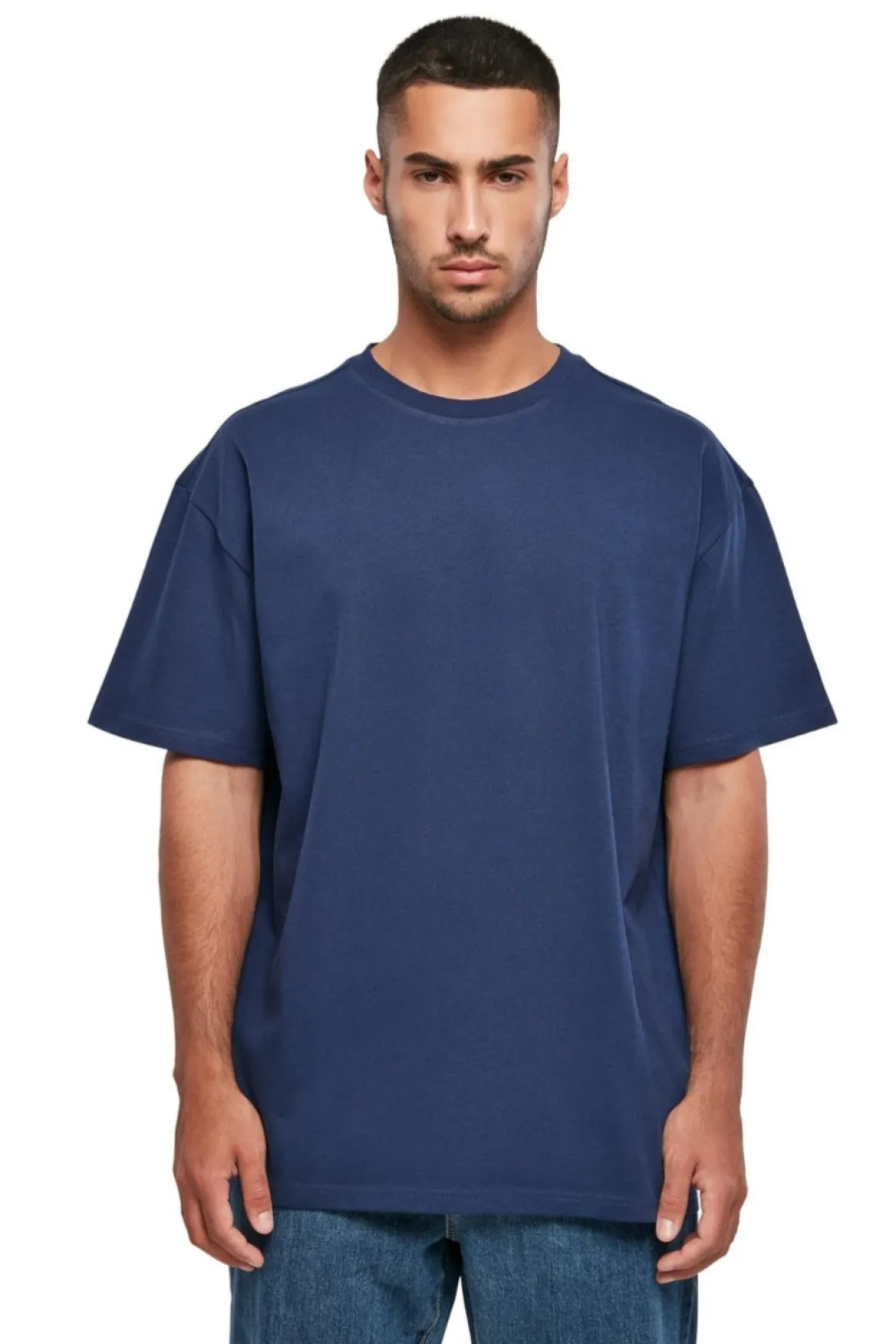 Heavy Oversized T-shirt - Mørkeblå
