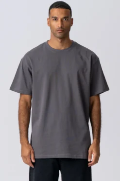 Heavy Oversized T-shirt - Mørkegrå