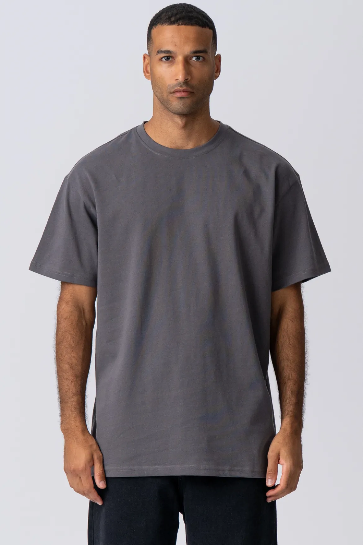 Heavy Oversized T-shirt - Mørkegrå