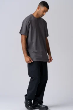 Heavy Oversized T-shirt - Mørkegrå