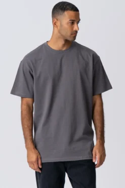 Heavy Oversized T-shirt - Mørkegrå