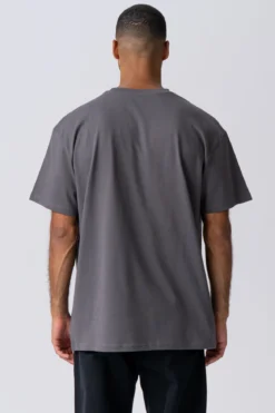 Heavy Oversized T-shirt - Mørkegrå