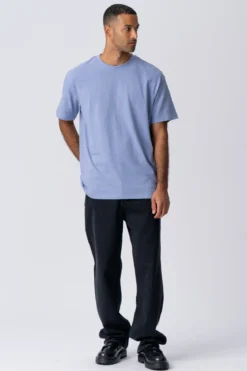 Heavy Oversized T-shirt - Viola Blå