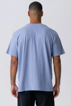 Heavy Oversized T-shirt - Viola Blå