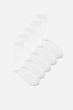 Heritage Tennis Socks 5-Pak - Hvid - Dame