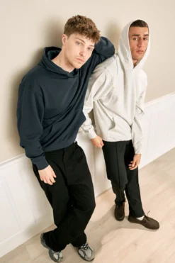 Hoodie uden snor - Ask Grå