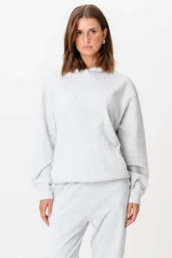 Hoodie Uden Snor - Grå