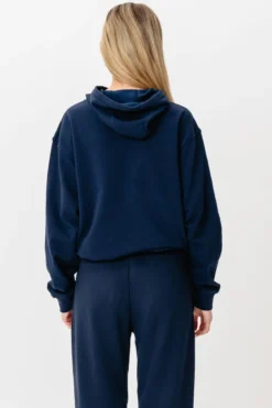 Hoodie Uden Snor - Navy
