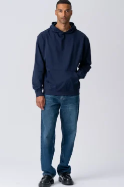 Hoodie uden snor - Navy