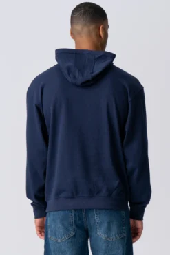 Hoodie uden snor - Navy