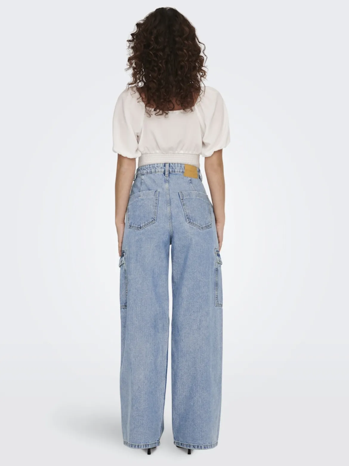 Hope High Waist Denim Jeans - Dark Blue Denim