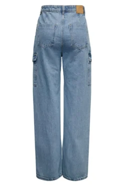 Hope High Waist Denim Jeans - Dark Blue Denim