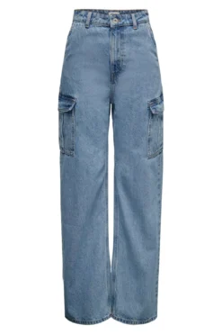 Hope High Waist Denim Jeans - Dark Blue Denim