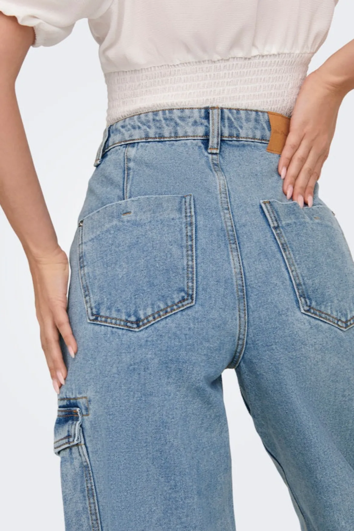 Hope High Waist Denim Jeans - Dark Blue Denim
