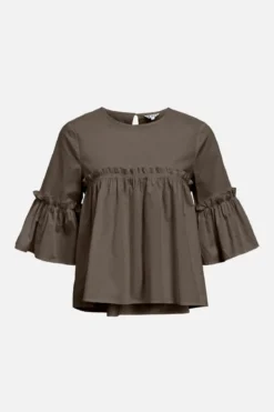 Hope Neck Top - Morel