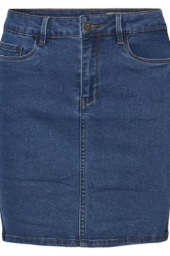 Hot Seven Nederdel - Blue Denim