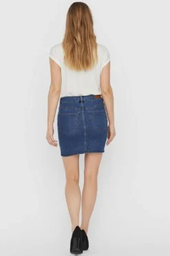 Hot Seven Nederdel - Blue Denim
