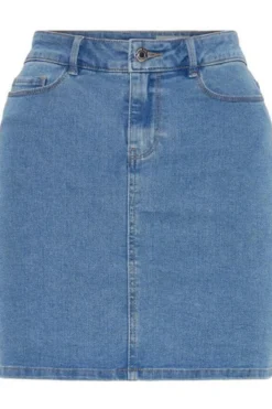 Hot Seven Nederdel - Lys Blå Denim
