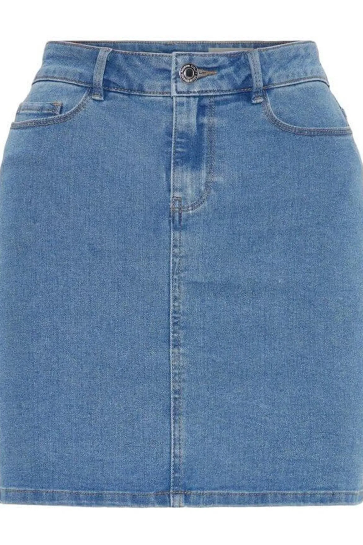 Hot Seven Nederdel - Lys Blå Denim