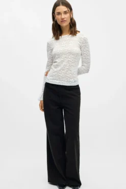 Ines Sli Top - Cloud Dancer