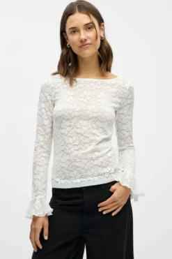 Ines Sli Top - Cloud Dancer