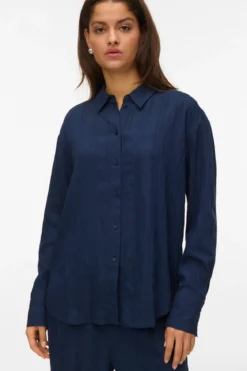 Irine Skjorte - Navy Blazer