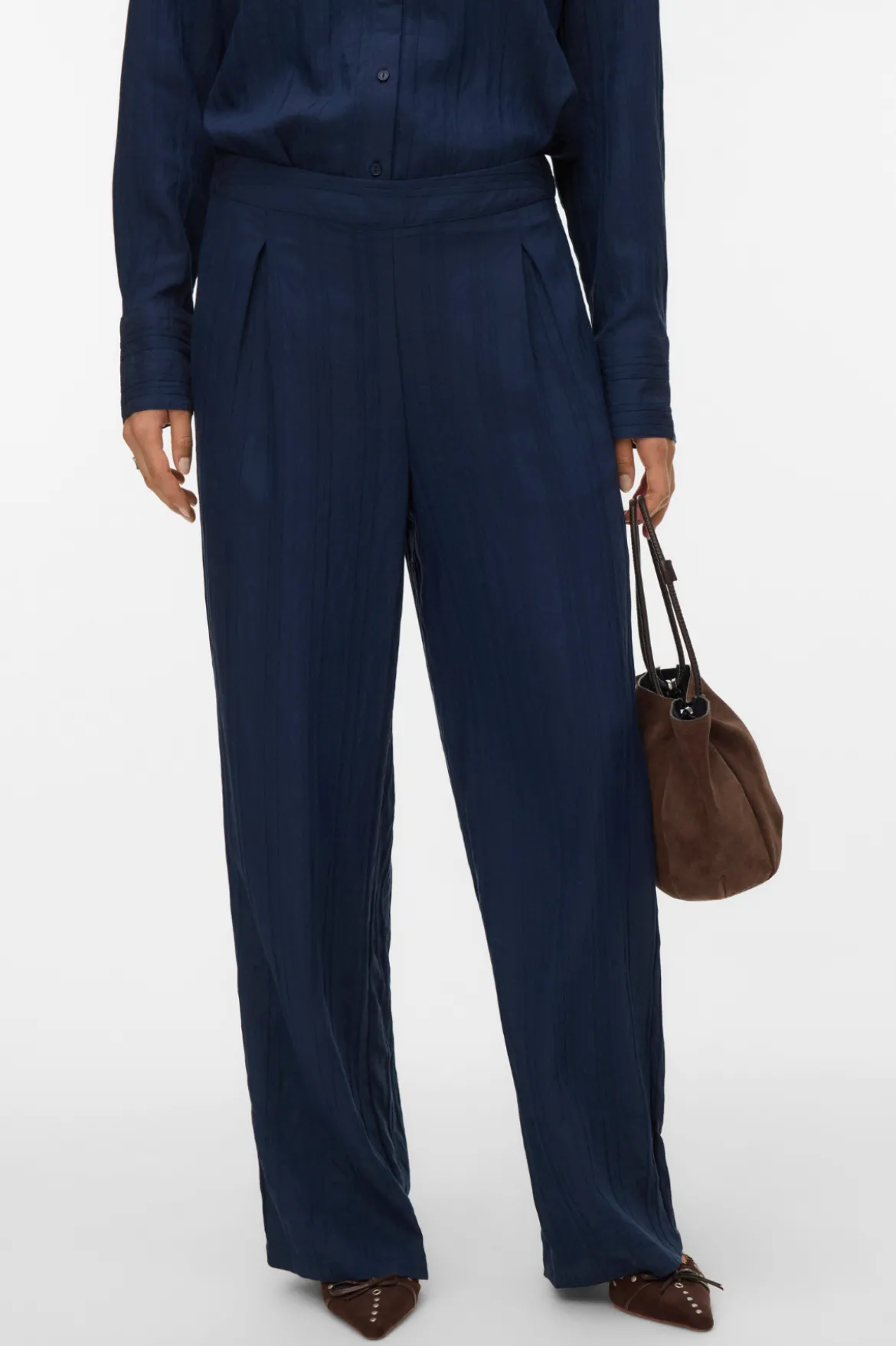 Irine Straight Pants - Navy Blazer