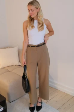 Isabel Loose Pants - Khaki