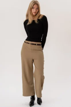 Isabel Loose Pants - Khaki