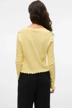 Isa O-Neck Cardigan - Anise Flower