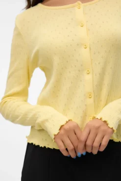 Isa O-Neck Cardigan - Anise Flower