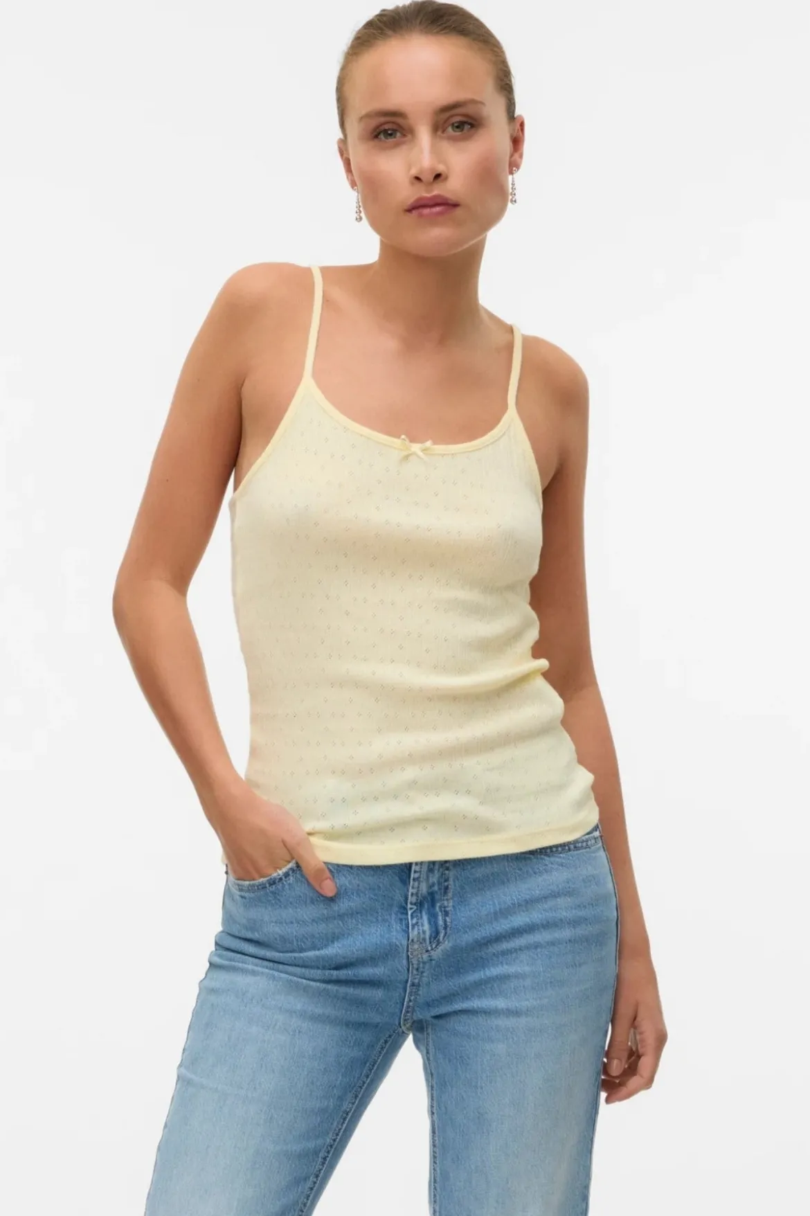 Isa Singlet Top - Anise Flower