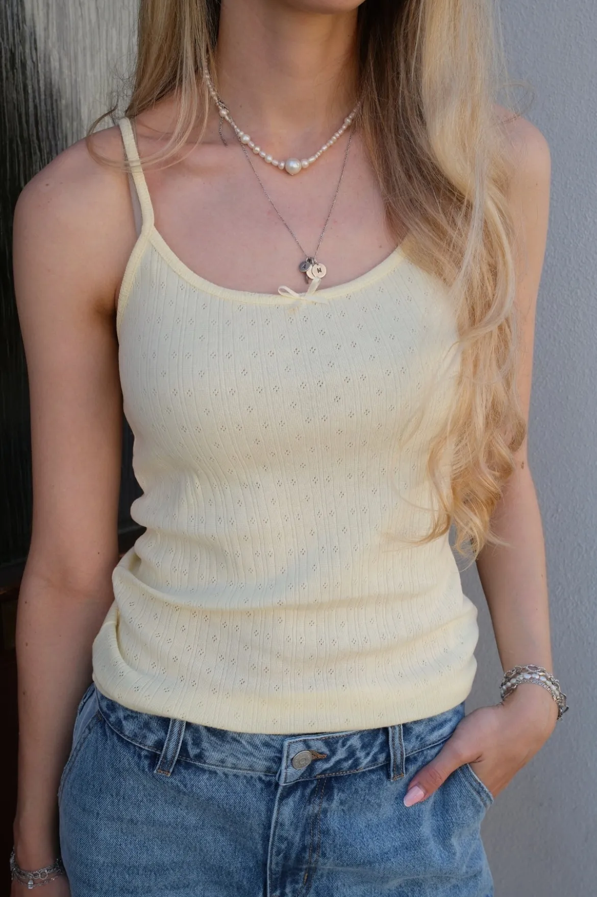 Isa Singlet Top - Anise Flower