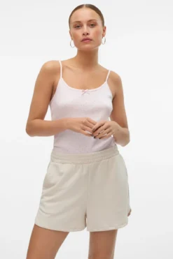 Isa Singlet Top - Pink A-Boo