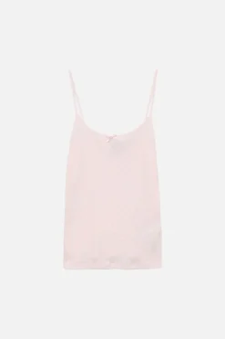 Isa Singlet Top - Pink A-Boo