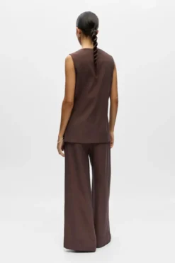 Isla Yui Vest - Seal Brown
