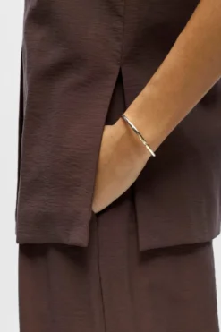 Isla Yui Vest - Seal Brown