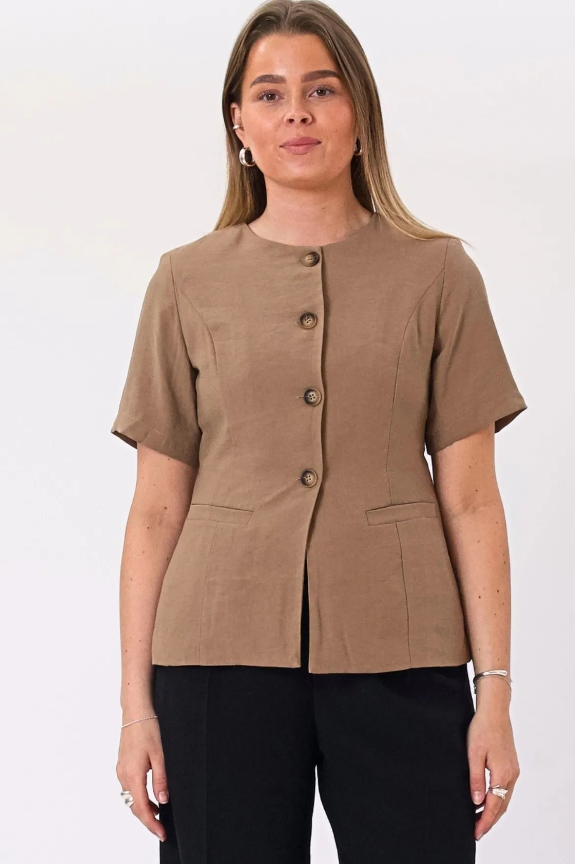 Isolde Blazer - Lysbrun