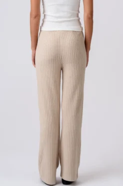 Ivy Knit Pants - Beige