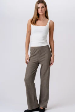 Ivy Knit Pants - Khaki